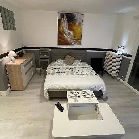 Apartment F1 Terrasse Hydromassage Led, Colmar A 5min, Calme Wintzenheim