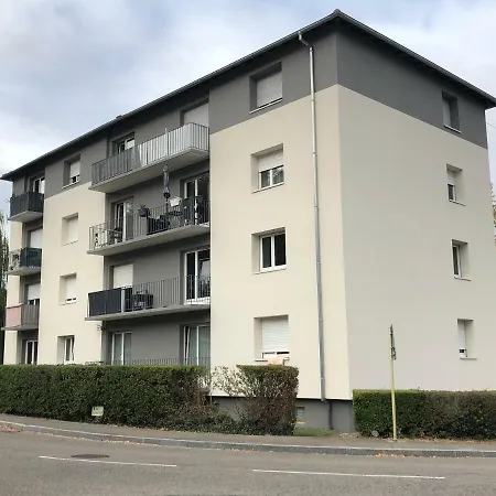 Διαμέρισμα F1 Avec Terrasse, 5 Min De Colmar, Vignoble Et Free Parking