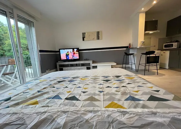 F1 Avec Terrasse, 5 Min De Colmar, Vignoble Et Free Parking * Wintzenheim